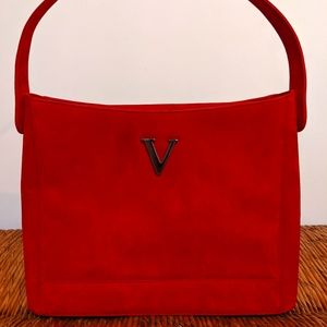 Valentino Garavani 🎀🎄Les Sacs suede shoulder bag.